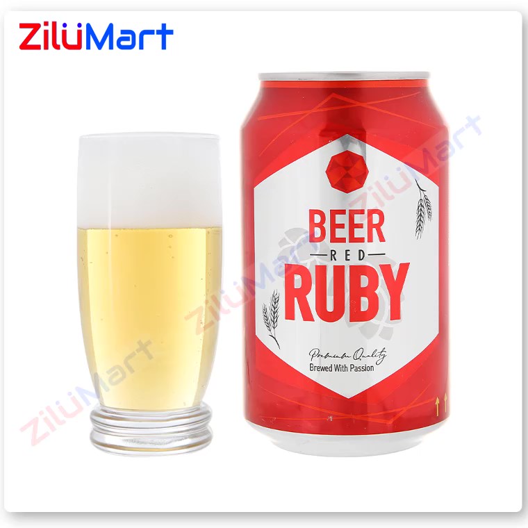 Bia Ruby đỏ (thùng 24 lon) loại 330ml