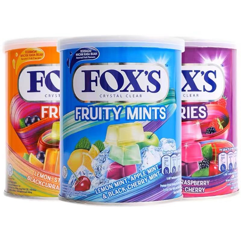 Kẹo Fox's Hỗn Hợp Trái Cây (Lon 170g)
