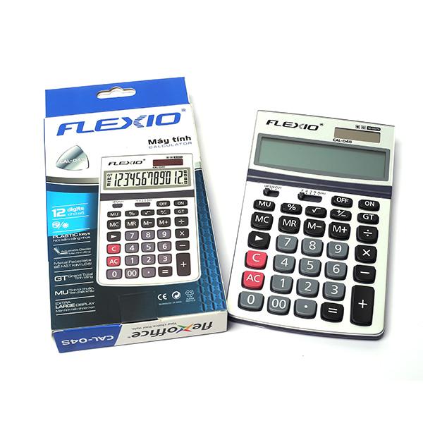 Máy tính Flexoffice FLEXIO CAL-04S Thiên Long - Phù hợp học sinh, máy tính toán cửa hàng tính tiền