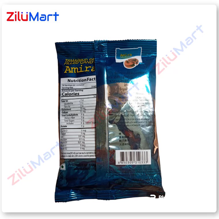 Kẹo me Thái Lan Amira gói 120g
