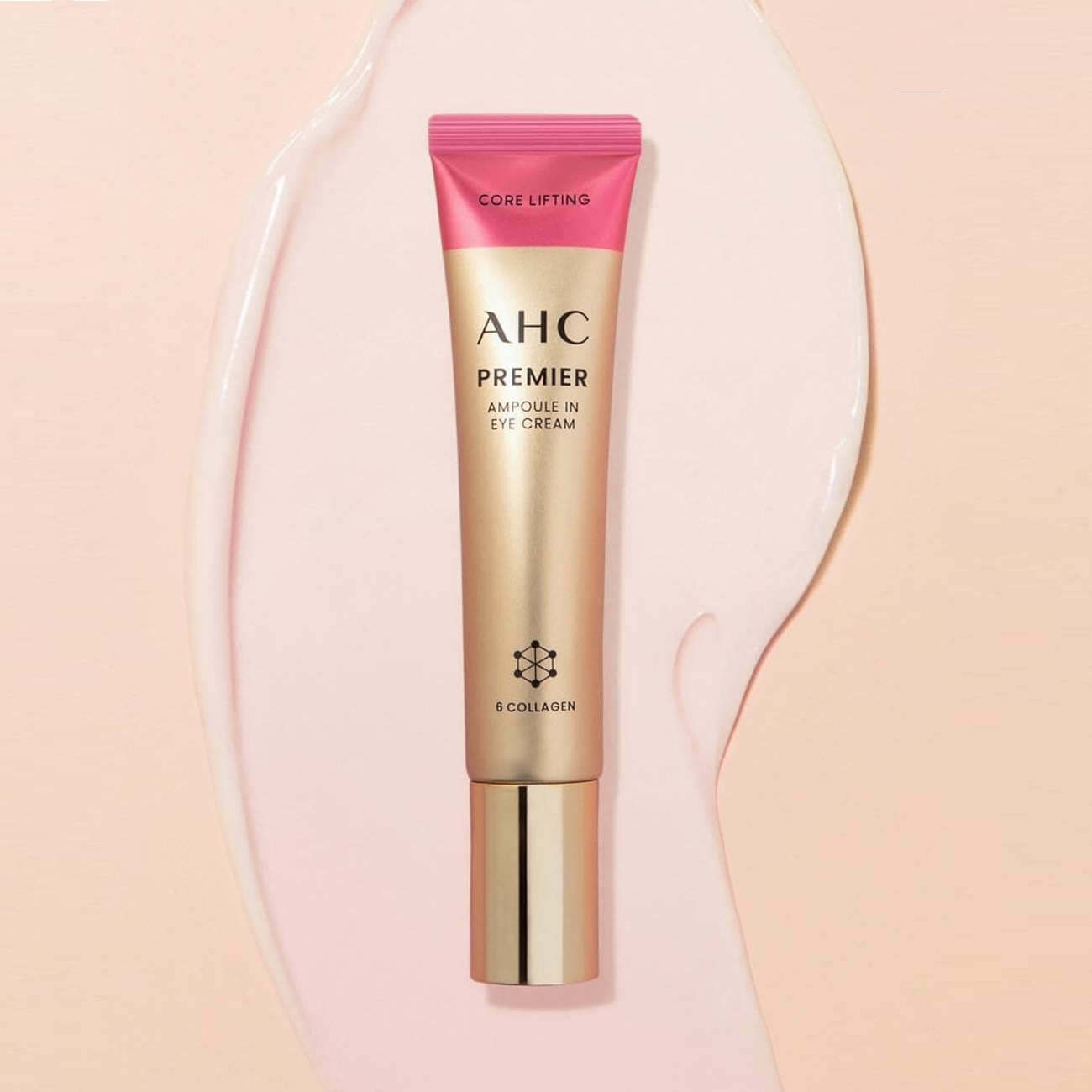 Kem dưỡng mắt AHC Core Lifting Premier Ampoule In Eye Cream Collagen T4 Và Kem AHC Ten Revolution Real Eye Cream