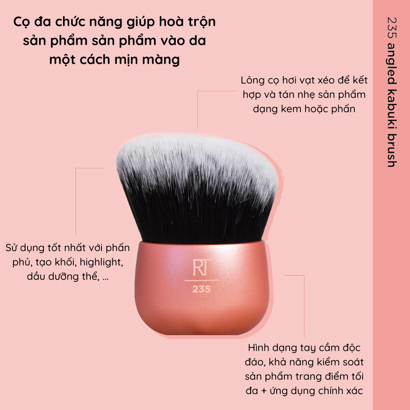 Cọ Đa Năng Real Techniques Angled Kabuki
