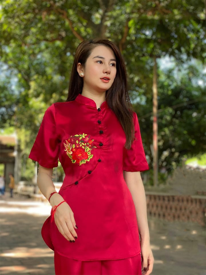 ĐỒ LAM ĐI CHÙA #Mã Freeship Xtra RP028# Tàu Lụa