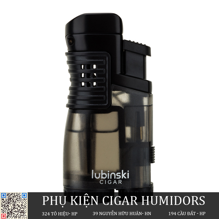 Bật lửa cigar 3 tia kèm đục của Lubinski YJA 10024