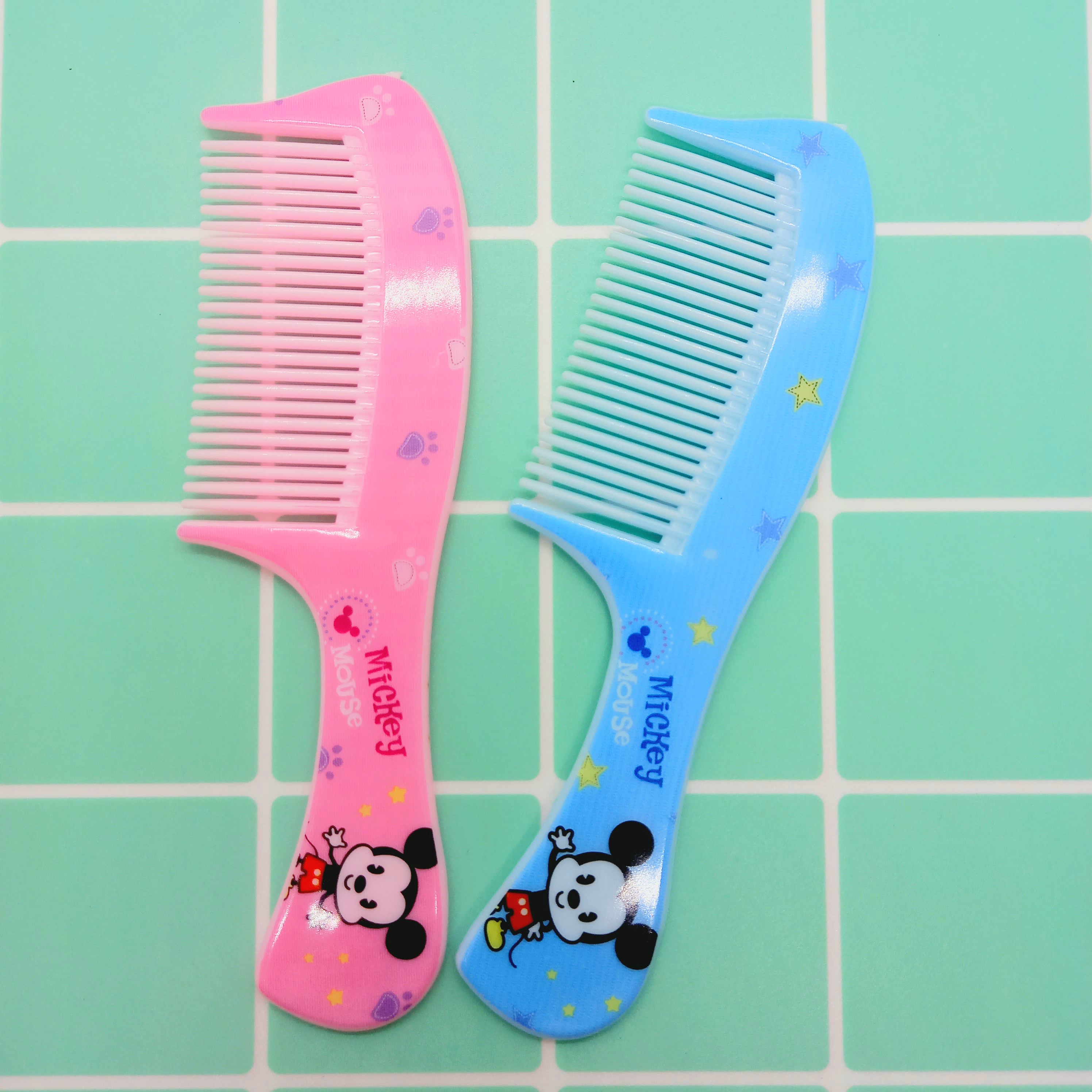 Lược chải tóc mini cầm tay tiện lợi chuột Mickey