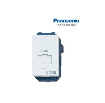 Panasonic - Ổ CẮM MẠNG DATA CAT5 - WEV2488SW / WEV2488H (Sử dụng cho : Series WIDE / Halumie / BS Type / Minerva / Moderva)