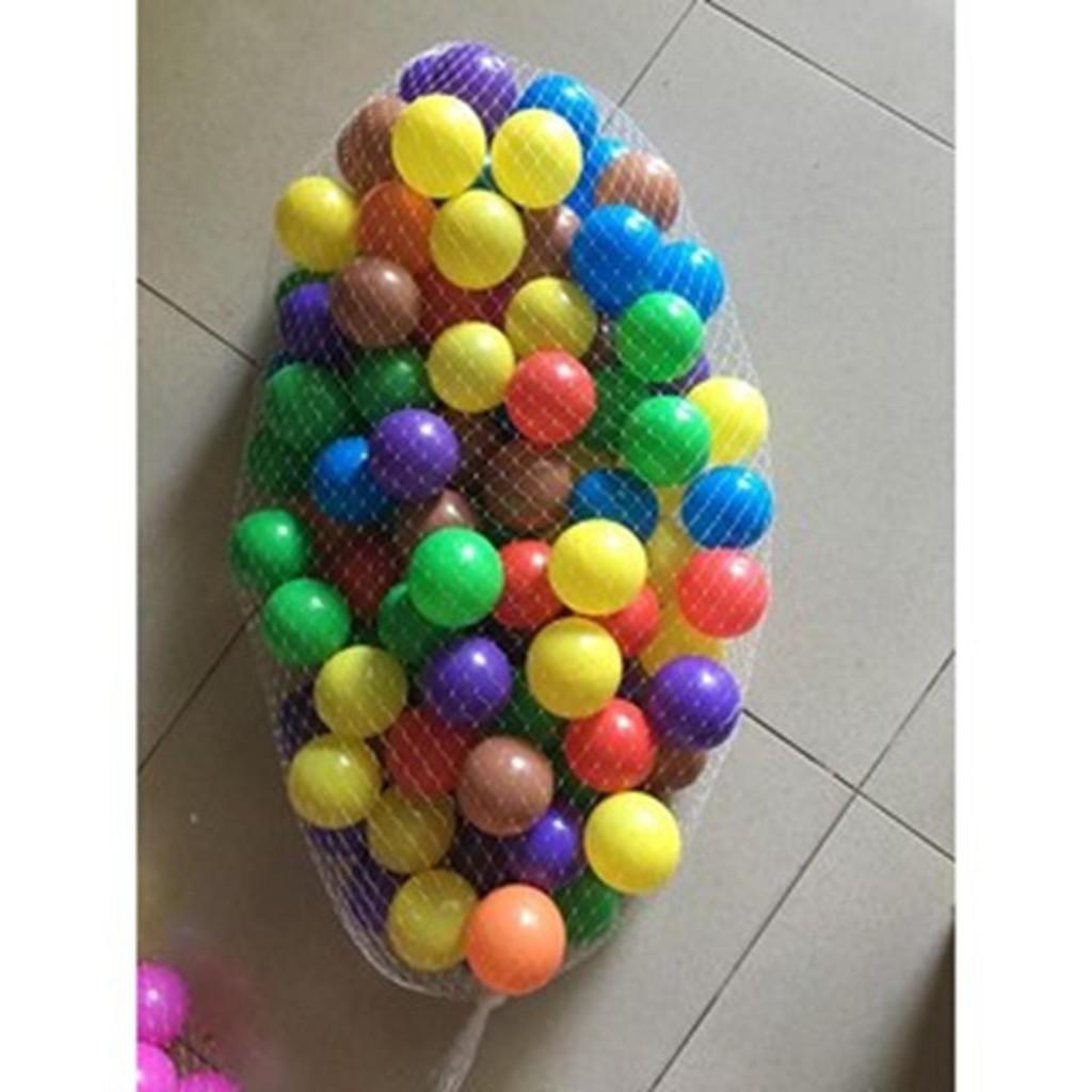 [HCM]Combo 100 bóng nhựa mềm phi 5cm cho bé
