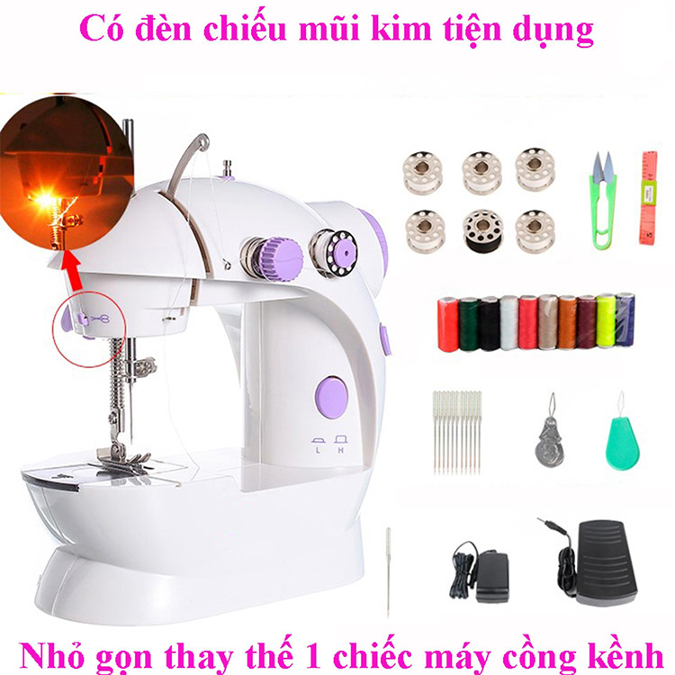 Máy May Mini Gia Đình SM 202A