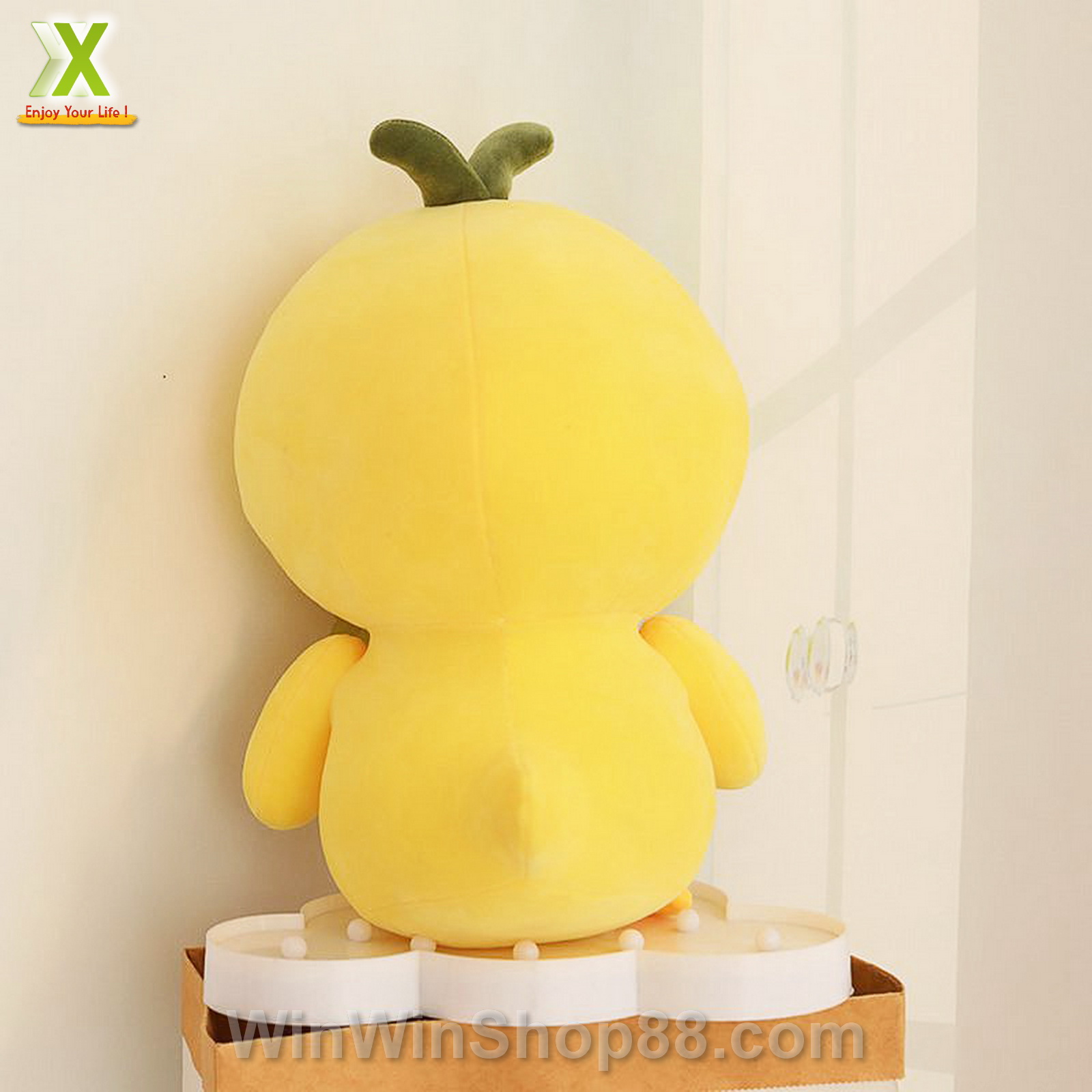 [FREESHIP MAX 15K][HCM]Gấu bông vịt vàng dễ thương 30cm TNB224