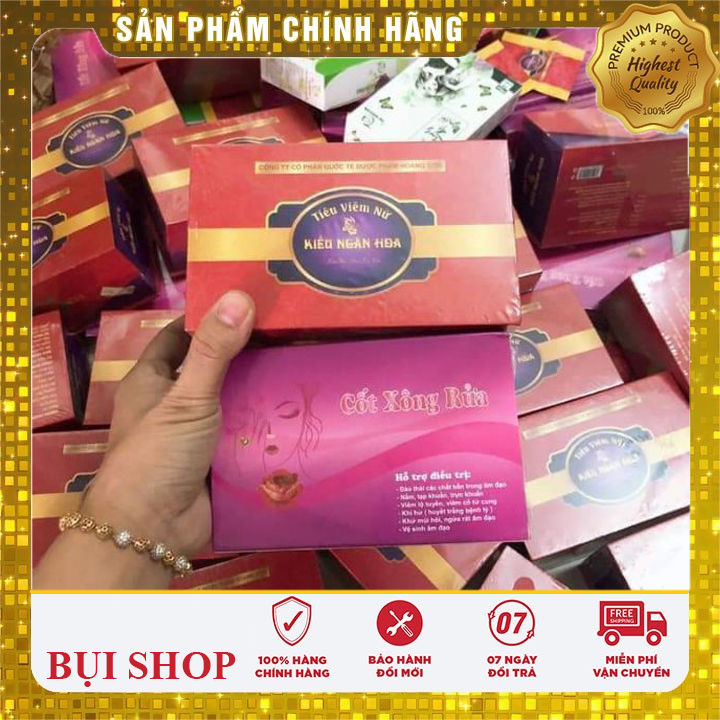 tiêu viêm nữ hoàng sơn TẶNG cốt xông rửa