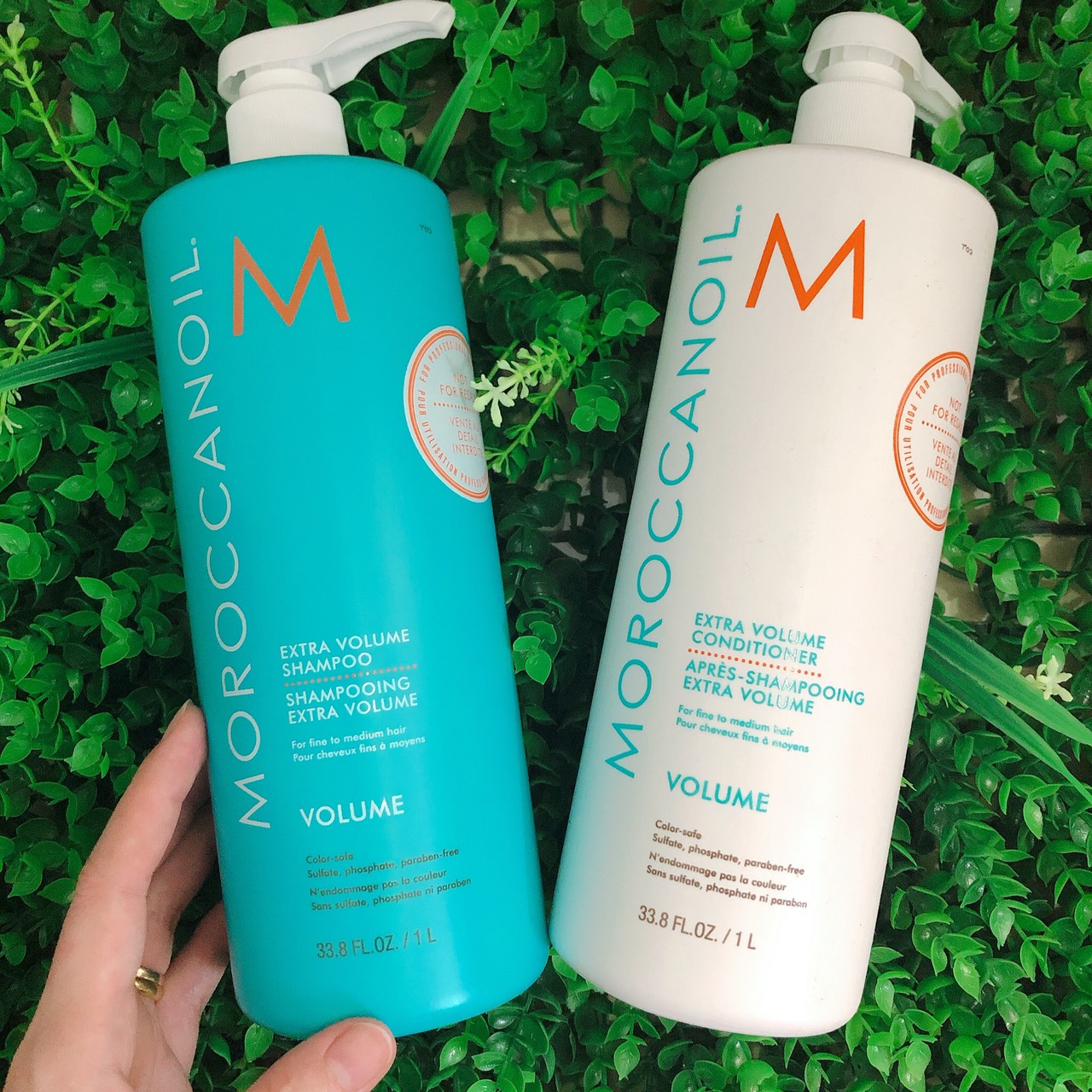 Dầu gội xả tăng phồng tóc Moroccanoil Volume 1000mlx2