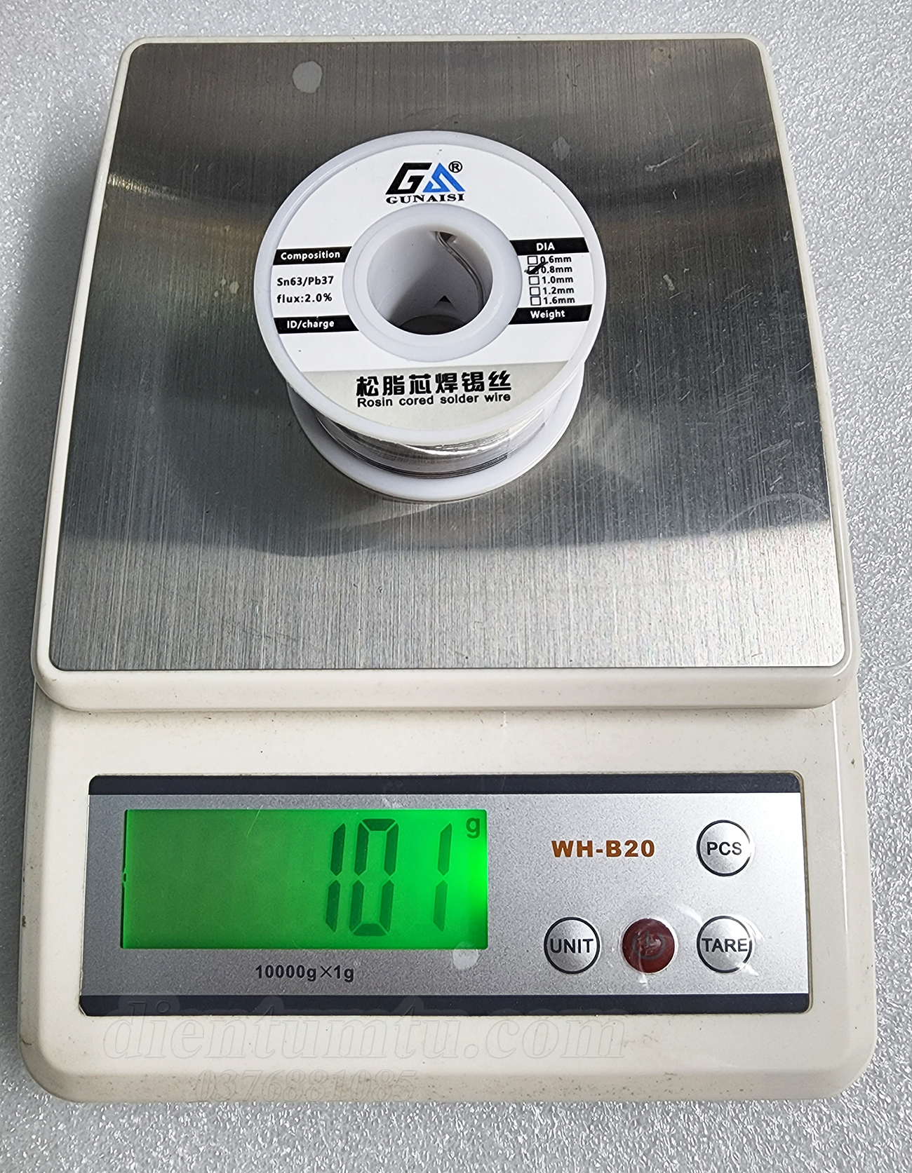 Cuộn Chì Hàn 30g 50g 100g - 67/37 60/40 0.8mm