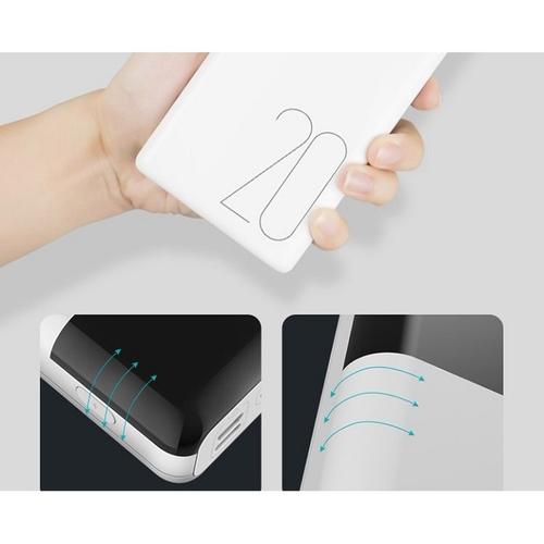 Pin dự phòng ROMOSS 20.000mah led sạt iphon khoảng 3 lần