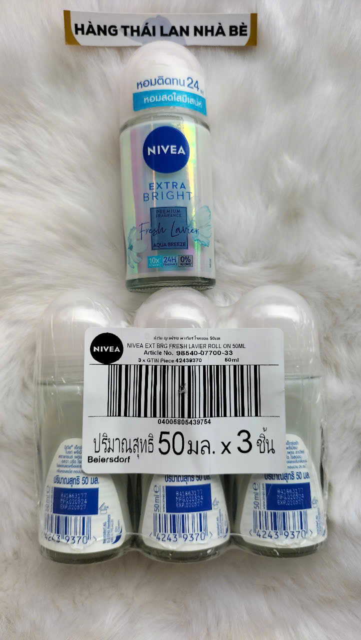 Lăn khử mùi Nivea Thái Lan 50ml- NIVEA NỮ