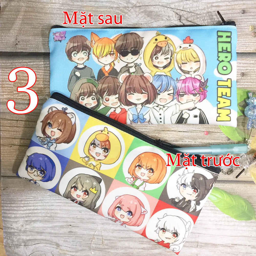 Túi bút hero team/ Túi đựng bút đựng đồ dùng học tập Mẫu 3