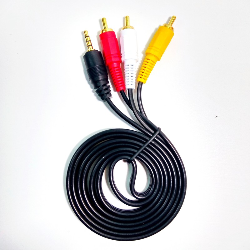 Dây Cáp AV 1 Ra 3 Dành Cho TV Box