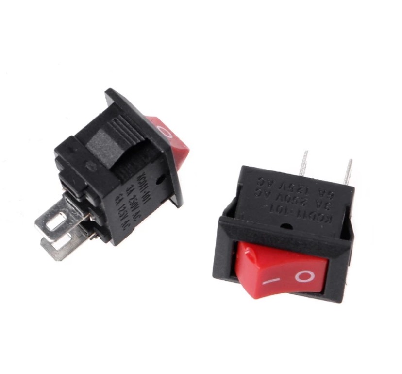 On/Off Rocker Switch Kcd1 3A 250V (Ac)