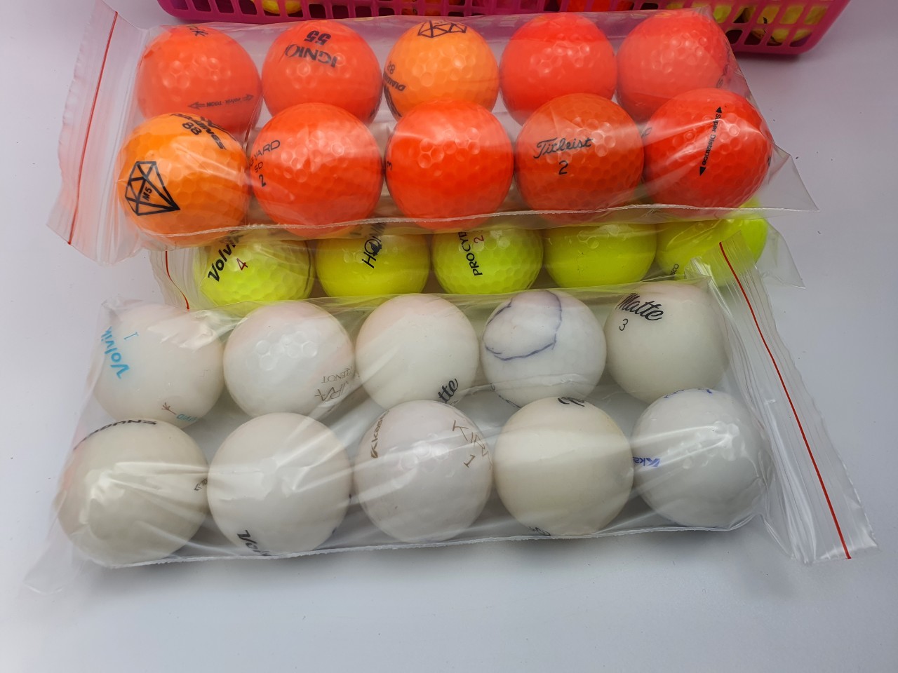 ComBo 10 Bóng Golf Màu Các Loại