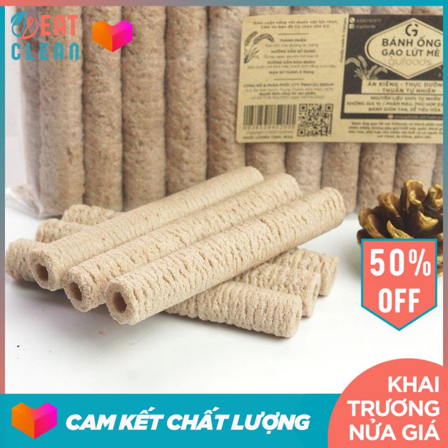 Bánh ống gạo lứt mè GUfoods