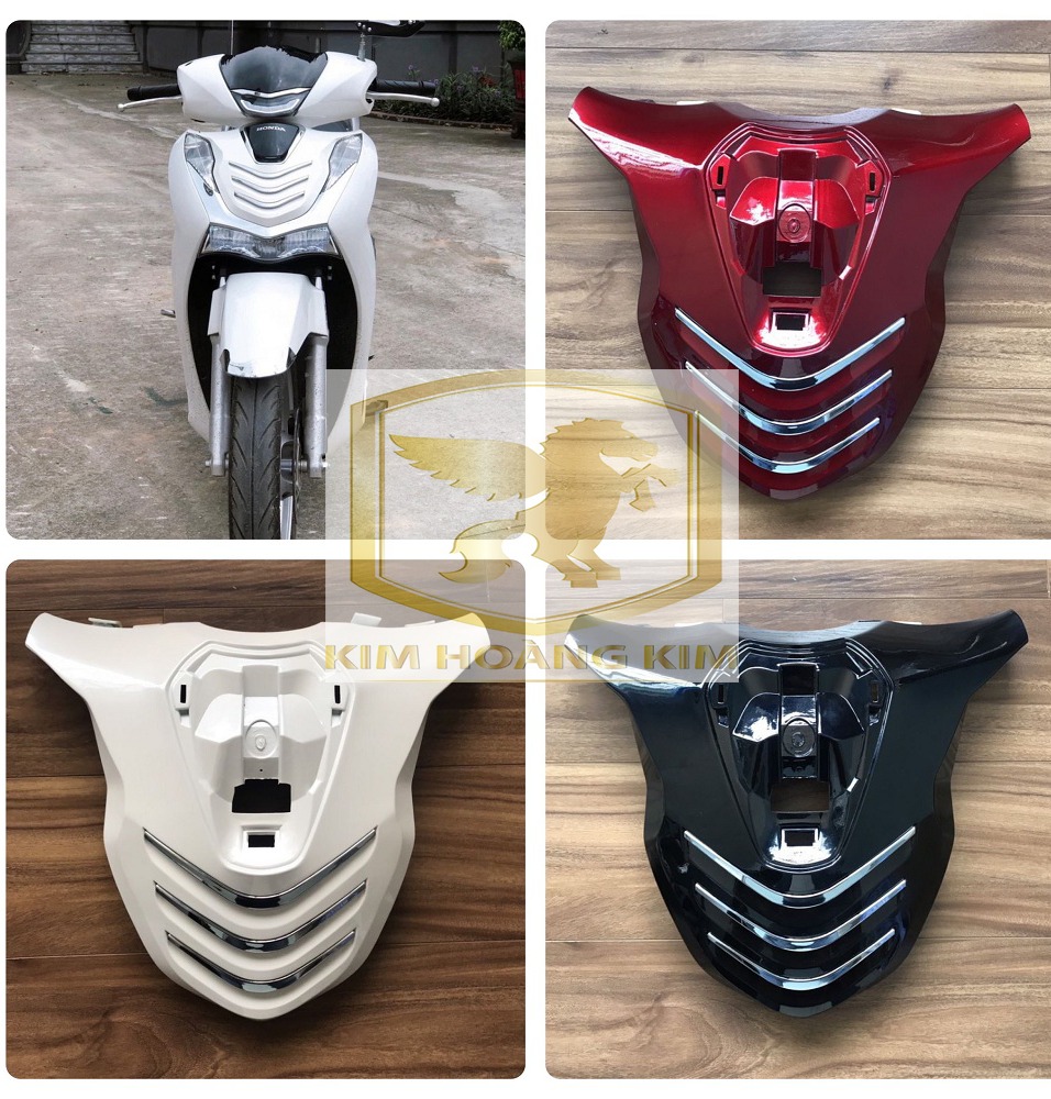 Mặt nạ SH2020 2021 2022 2023 3 sọc Xi Inox hiệu MotorArt...nhiều màu lựa chọn theo xe máy