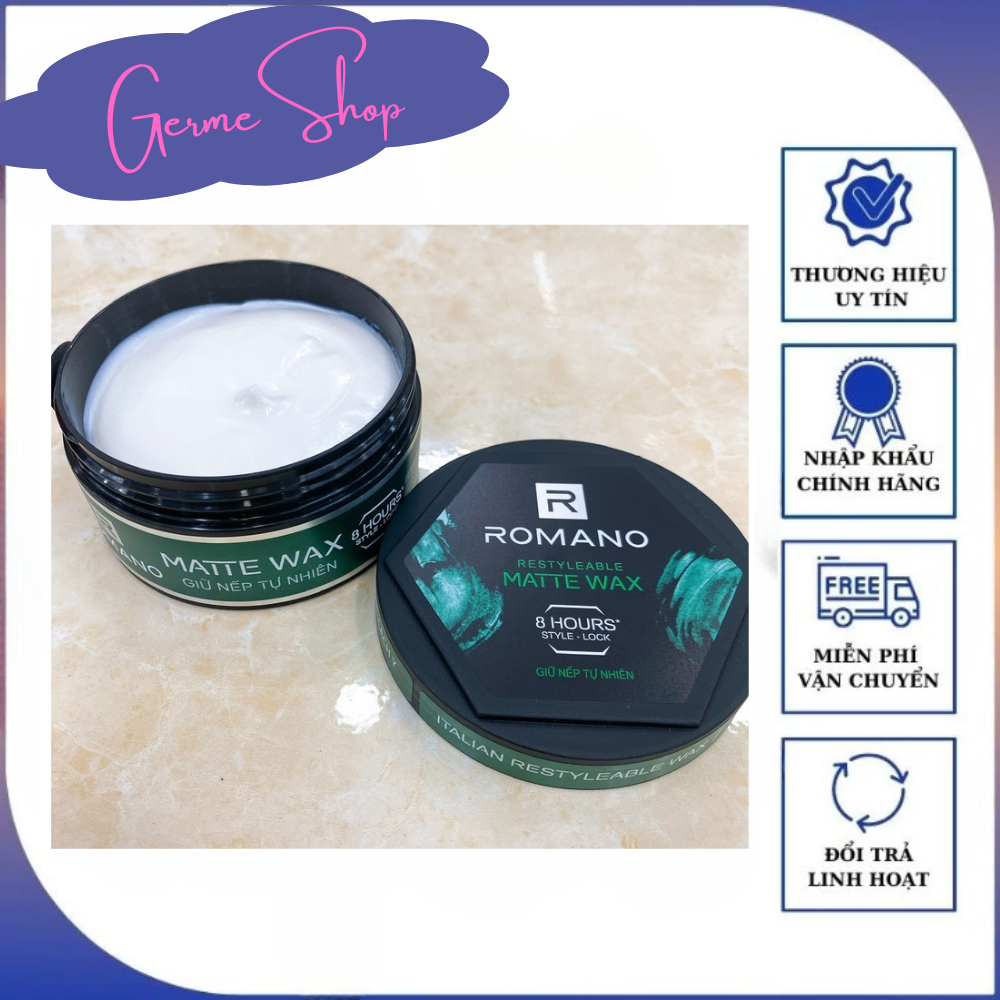 Wax Vuốt Tóc Nam Romano 68g