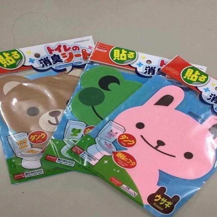 Miếng Dán Khử Mùi Bồn Cầu Siêu Kute - Siêu Thơm