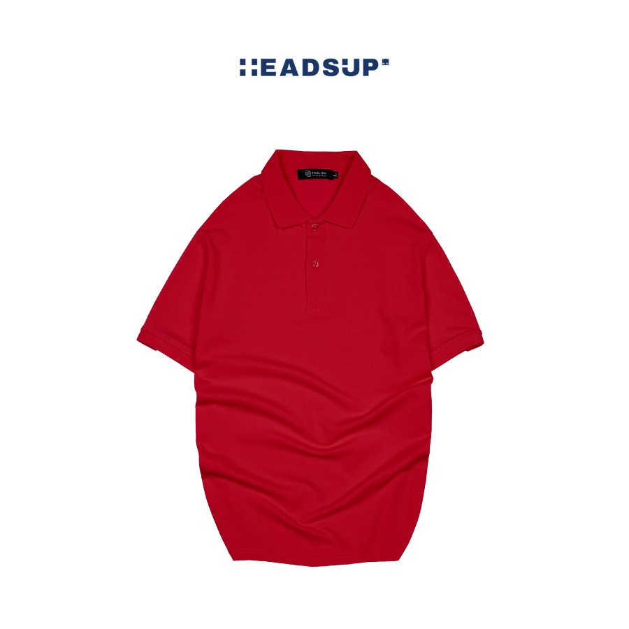 Áo Polo đôi nam nữ Headsup - Màu Đỏ