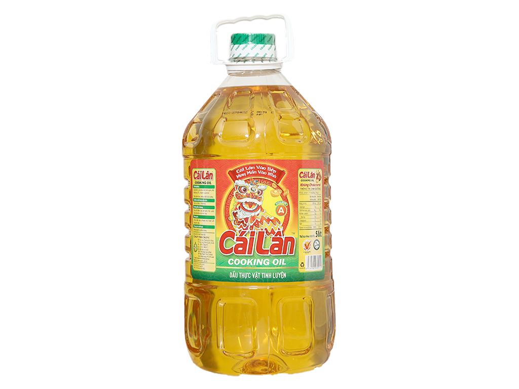 Dầu thực vật tinh luyện Cái Lân can 5 lít