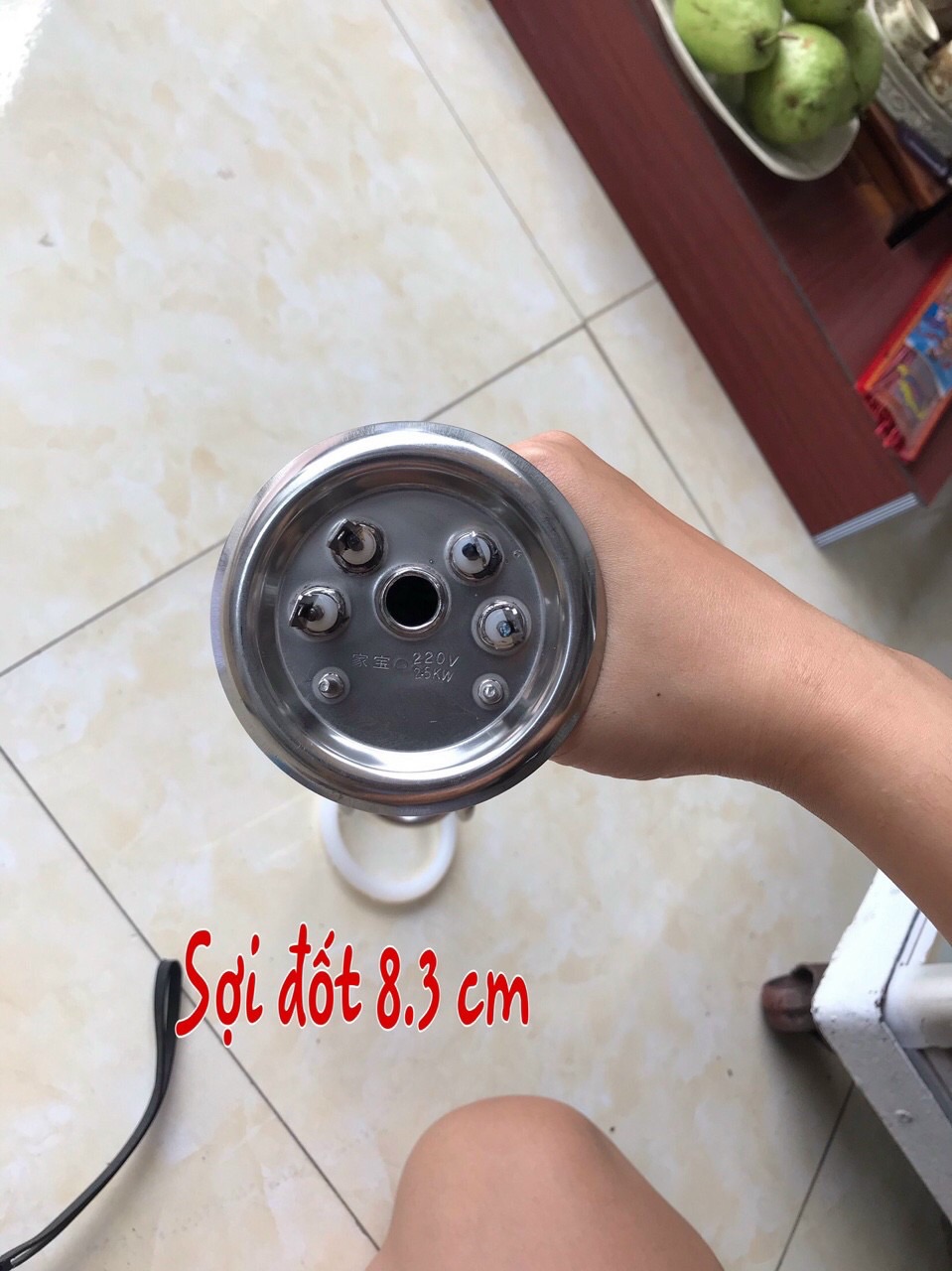 Sợi đốt bình nóng lạnh feroly chính hãng (mặt bích 8.3 cm )