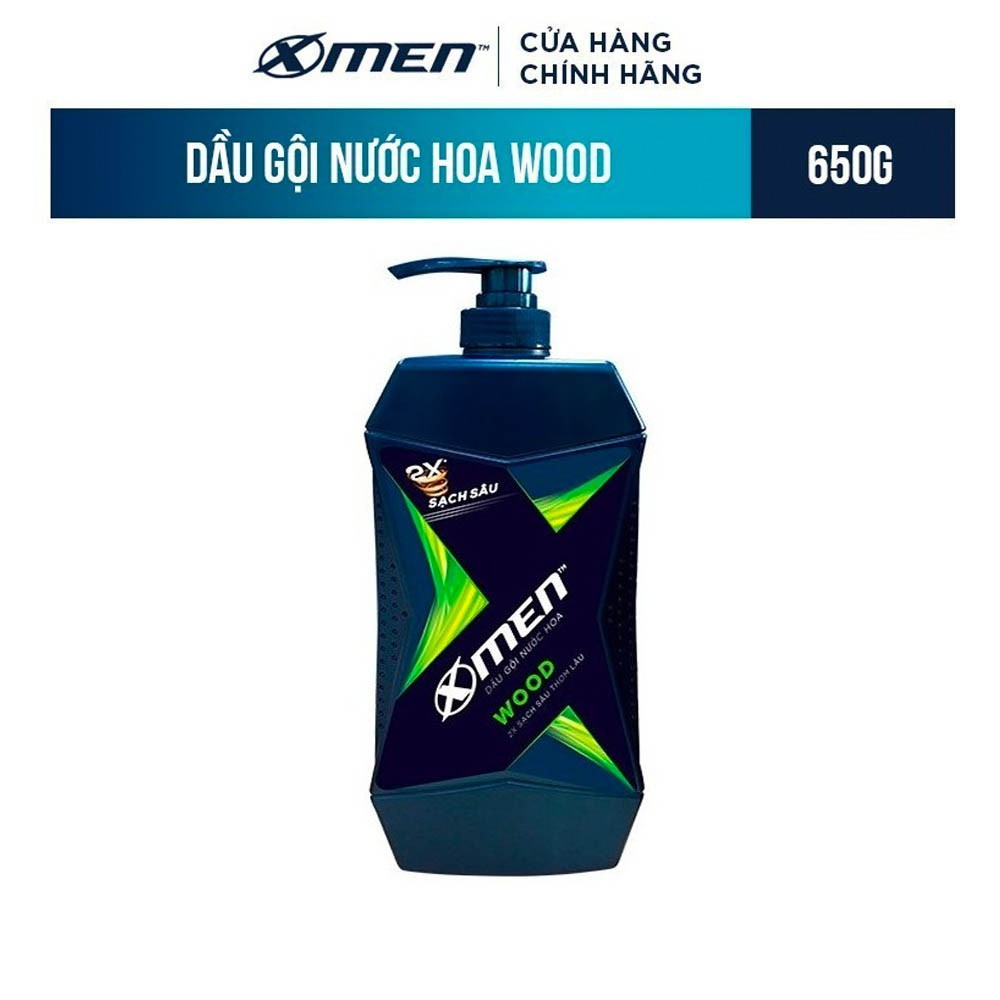 Dầu gội xmen fire 650g nước hoa thơm mạnh mẽ