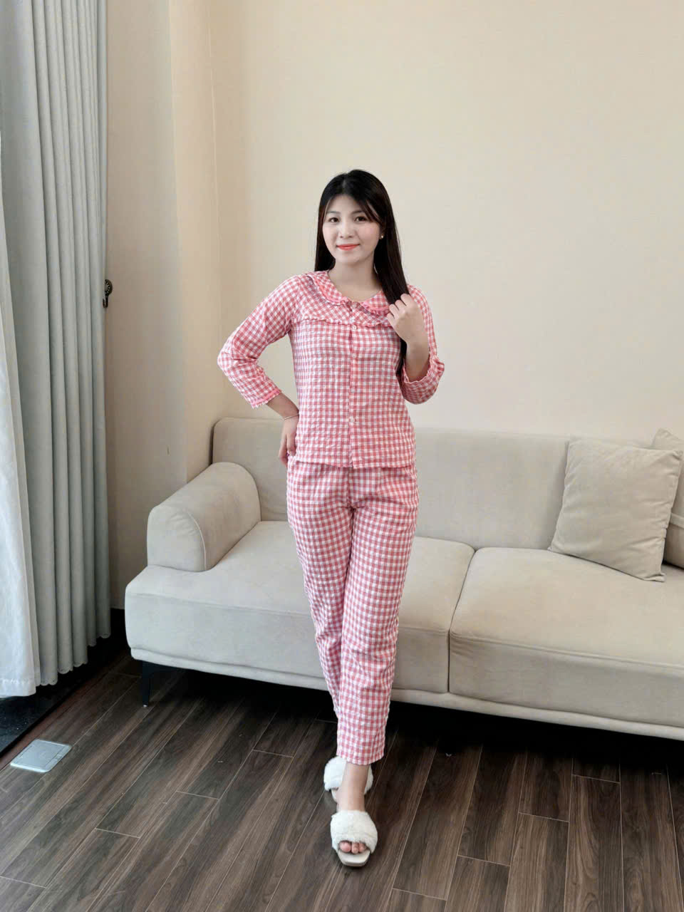 Đồ bộ mặc nhà đẹp, đồ bộ nữ quần dài hot thiết kế siêu xinh