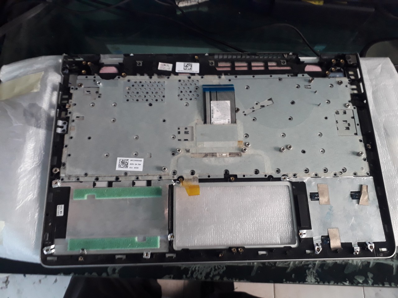 [HCM]VỎ MẶT C + KEYBOARD HP 14-BF SERIES (AM22R000400) CŨ THÁO MÁY (VỎ XẤU, PHÍM OK)