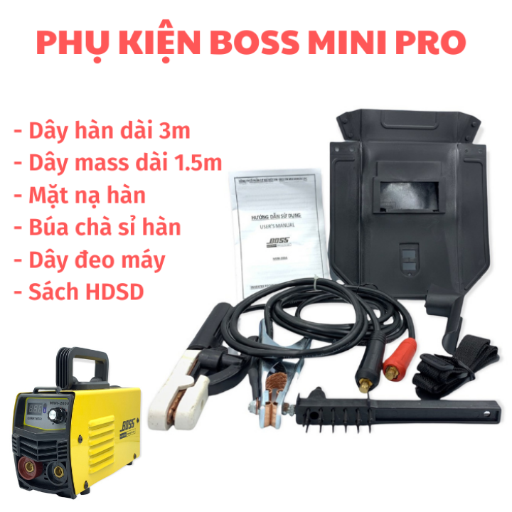 Máy Hàn Điện Tử Boss 250a mini, máy hàn điện tử mini,