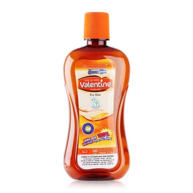 Nước Súc Miệng Ngừa Nhiệt Miệng Hôi Miệng Valentine 500ml