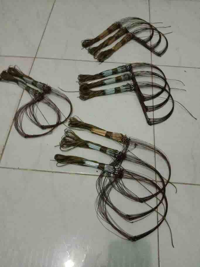 Giò Bẫy Gà Rừng Cáp Titan Cao Cấp 20 Chân