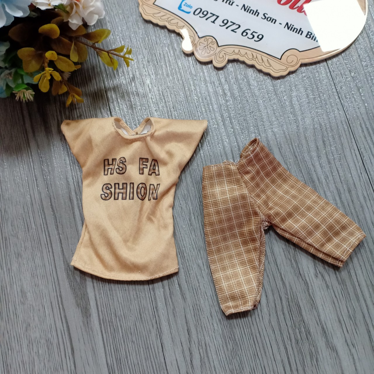 Quần áo dành cho búp bê nam ken 30cm
