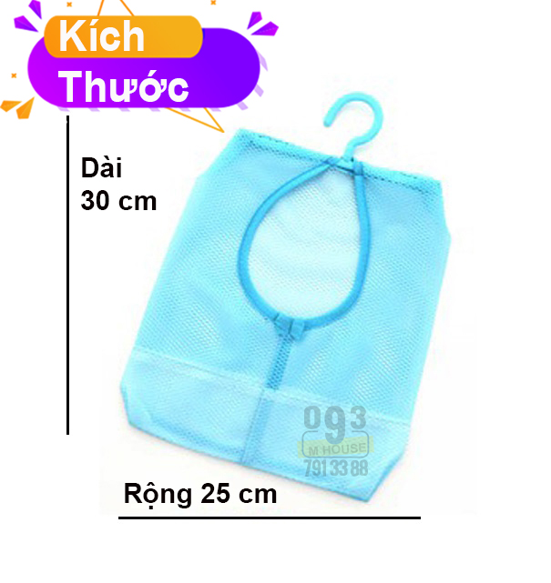 Túi Lưới Treo Đựng Đồ 30x25 cm