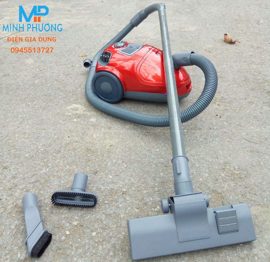 Bảo Hành 12Tháng Máy hút bụi Jinker JK 2004 2000W mầu Đỏ