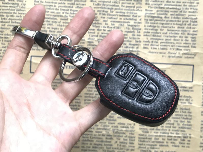 Bao Da Chìa Khóa Vios, Yaris Bản Chìa Cơ (Da Thật)