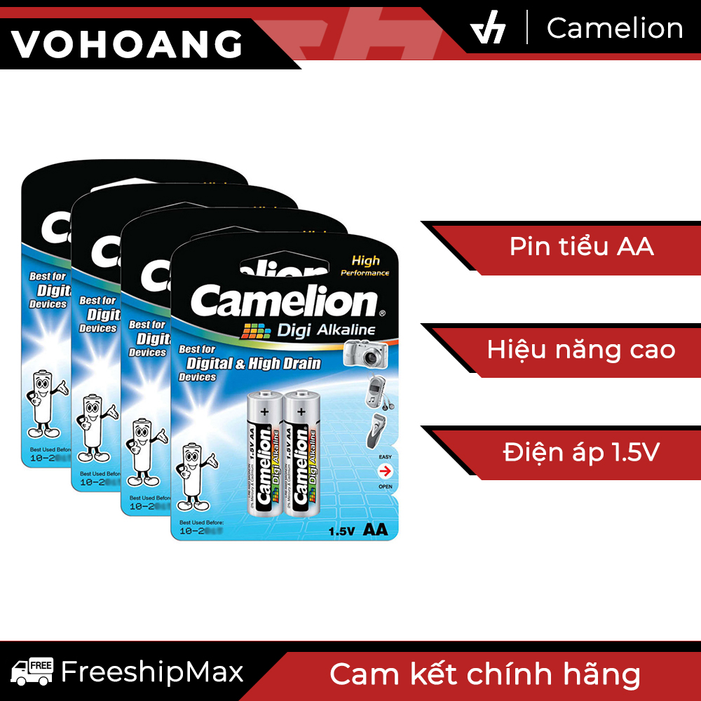 Bộ 8 pin Camelion AA Digi Alkaline dung lượng cao