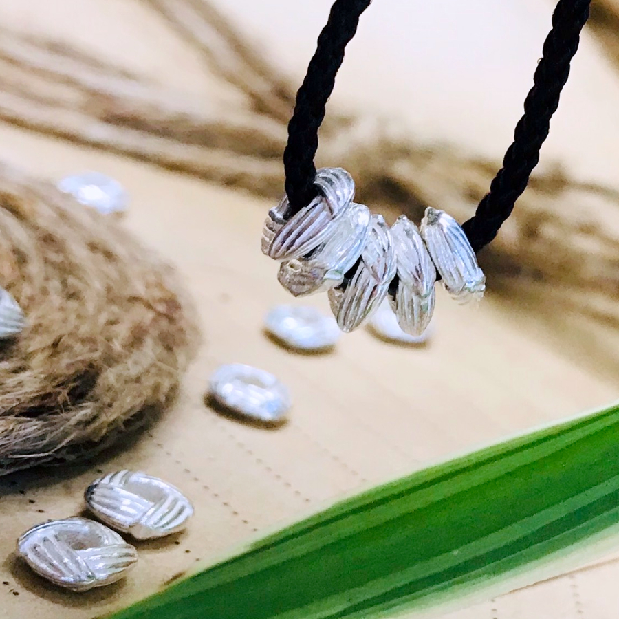 [Giá sỉ] Charm bạc chặn hoạt tiết (CB217)