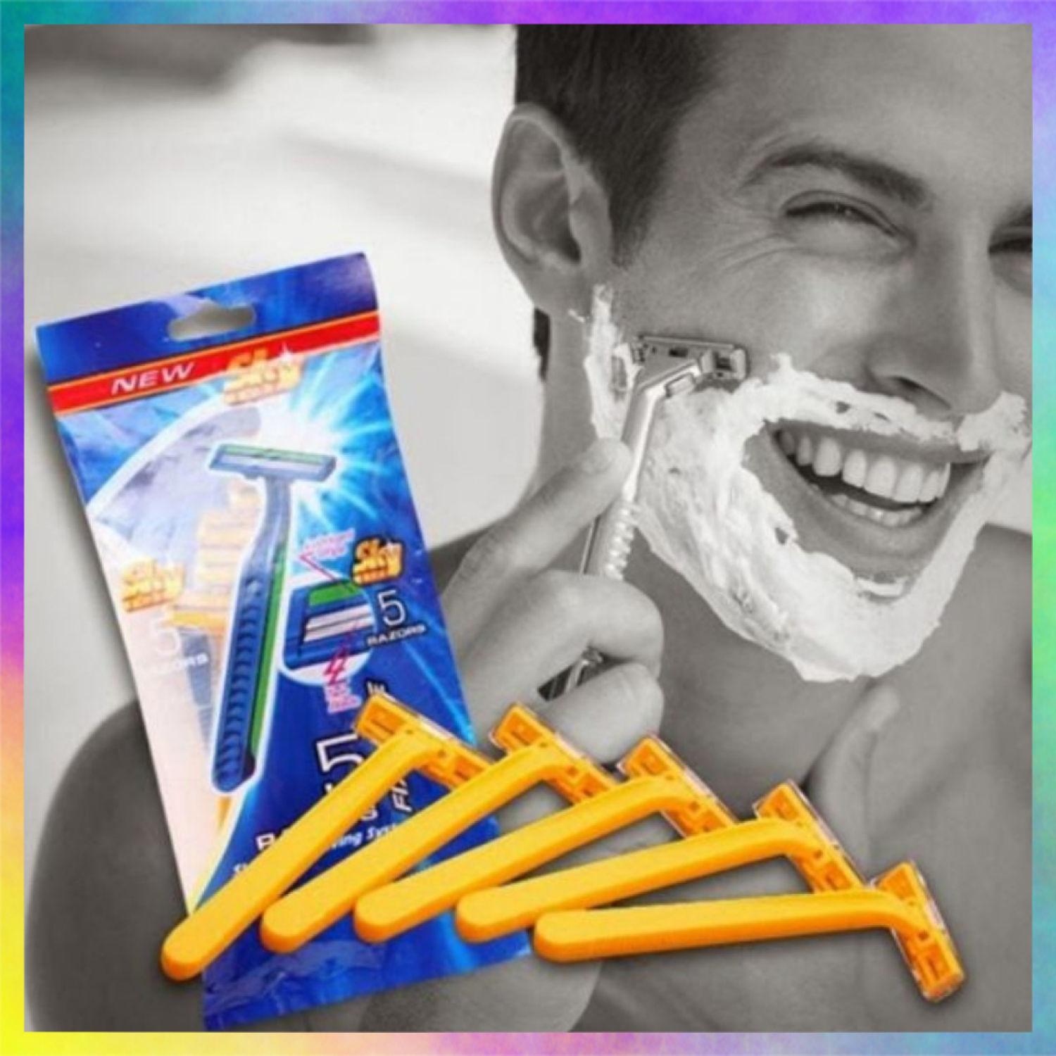 [HCM] bịch 5 dao cạo râu lưỡi kép Razor