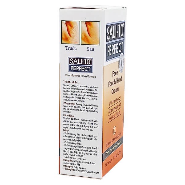 Kem Dưỡng Ẩm da SALI – 10 Perfect - 30g