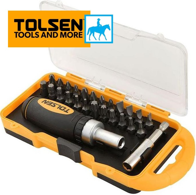Bộ 26 đầu vít các loại đa năng bits set tolsen 20034