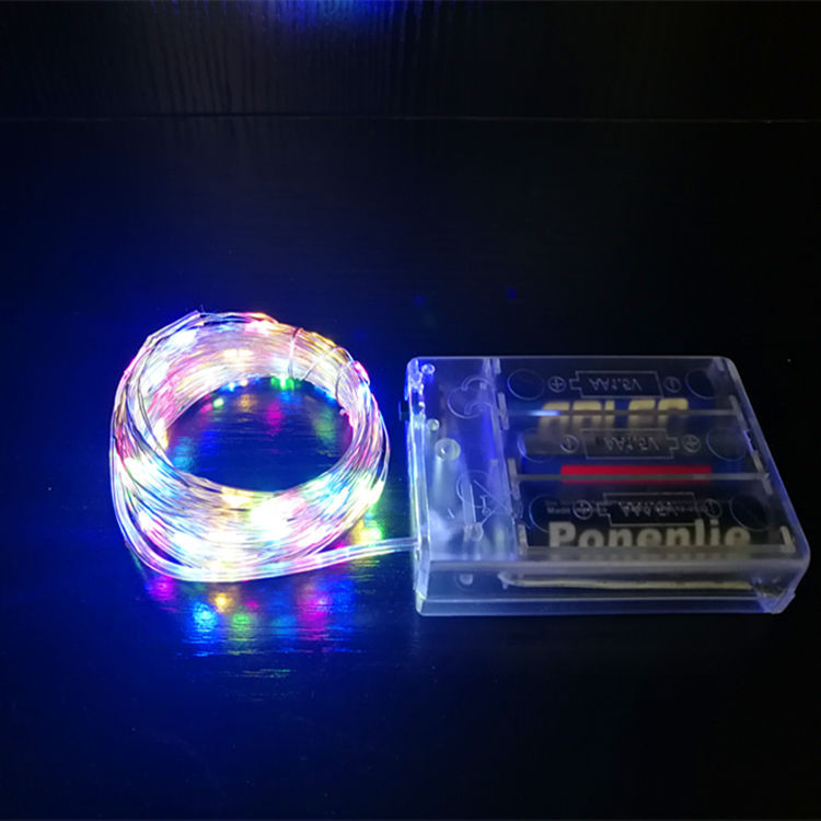 (Pin AA, ko kèm pin) Dây đèn led đom đóm Fairy light trang trí decor 2 chế độ nháy và không nháy