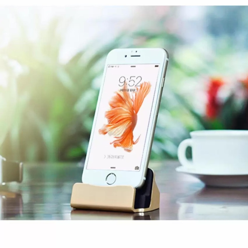 Dock sạc kiêm giá đỡ cho điện thoại Iphone