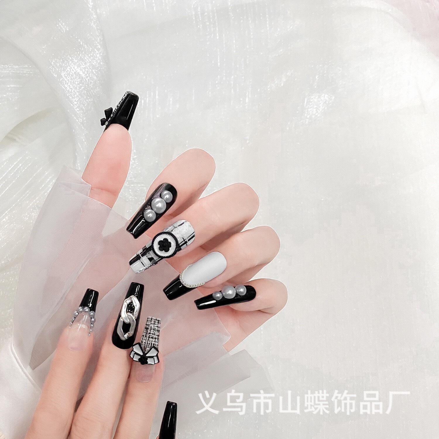 Phụ Kiện Nơ ,Hoa Tròn ,Charm Trang Trí Móng - Nail937