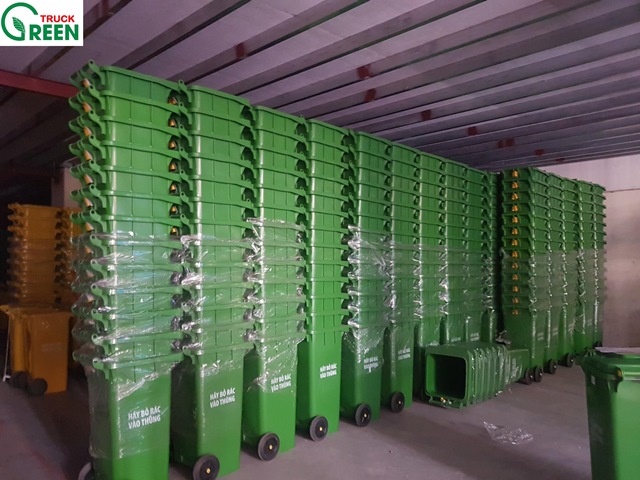 THÙNG RÁC NHỰA CÔNG CỘNG 120 LÍT