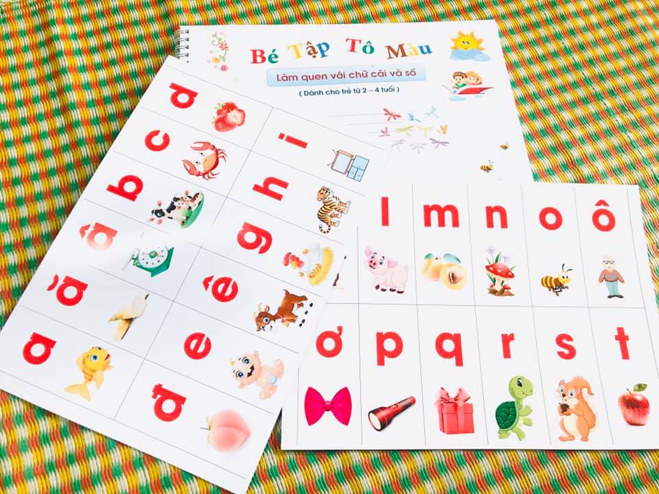VỞ BÉ TẬP TÔ MÀU