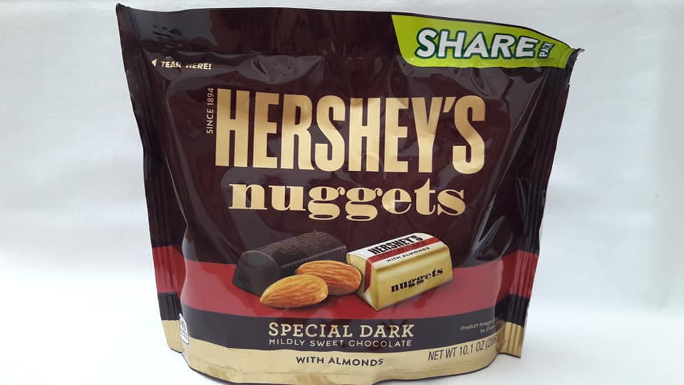Socola Hershey s Nuggets Special Dark with Almonds - Mỹ 286g